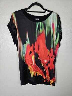 Just Cavalli Abstract Tunic Top Size S